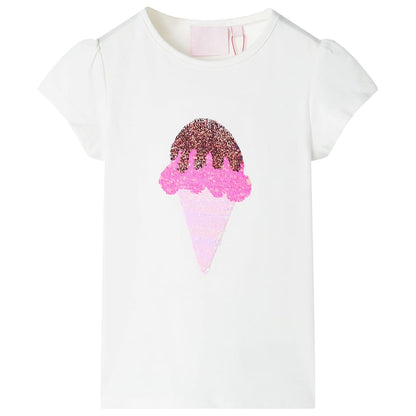 Kids' T-shirt Ecru 116