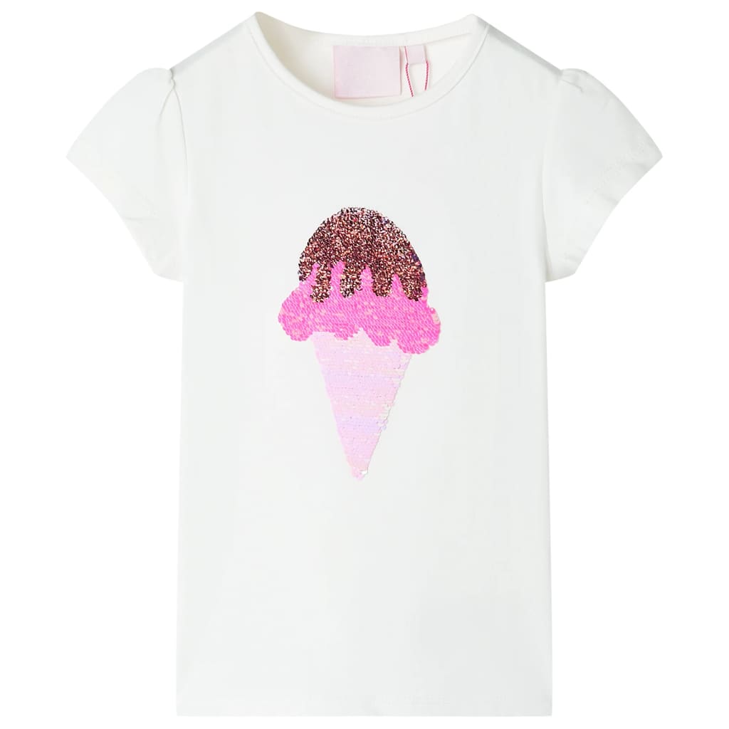 Kids' T-shirt Ecru 128