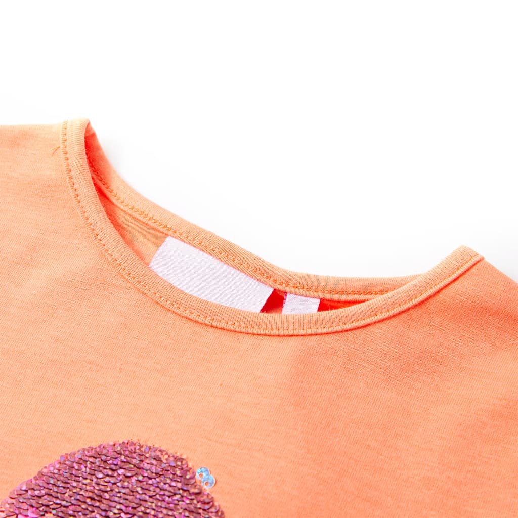 Kids' T-shirt Neon Orange 92