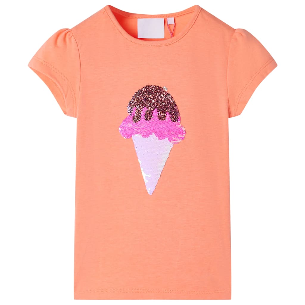 Kids' T-shirt Neon Orange 104