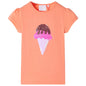 Kids' T-shirt Neon Orange 104