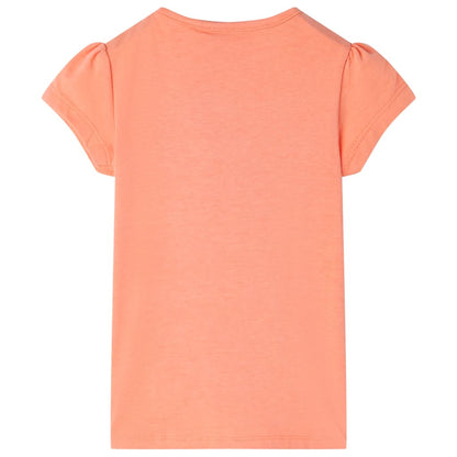 Kids' T-shirt Neon Orange 104