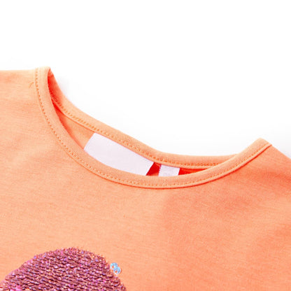 Kids' T-shirt Neon Orange 104