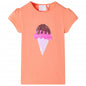 Kids' T-shirt Neon Orange 140