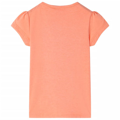 Kids' T-shirt Neon Orange 140