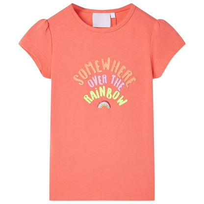 Kids' T-shirt Coral 116