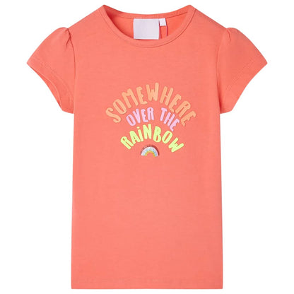 Kids' T-shirt Coral 140