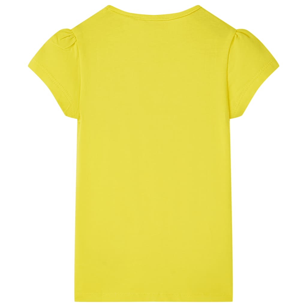 Kids' T-shirt Bright Yellow 92