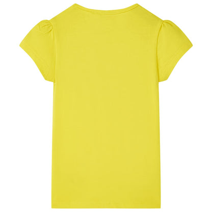 Kids' T-shirt Bright Yellow 92