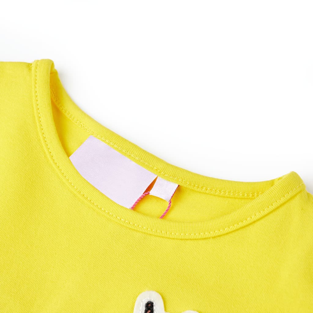 Kids' T-shirt Bright Yellow 104