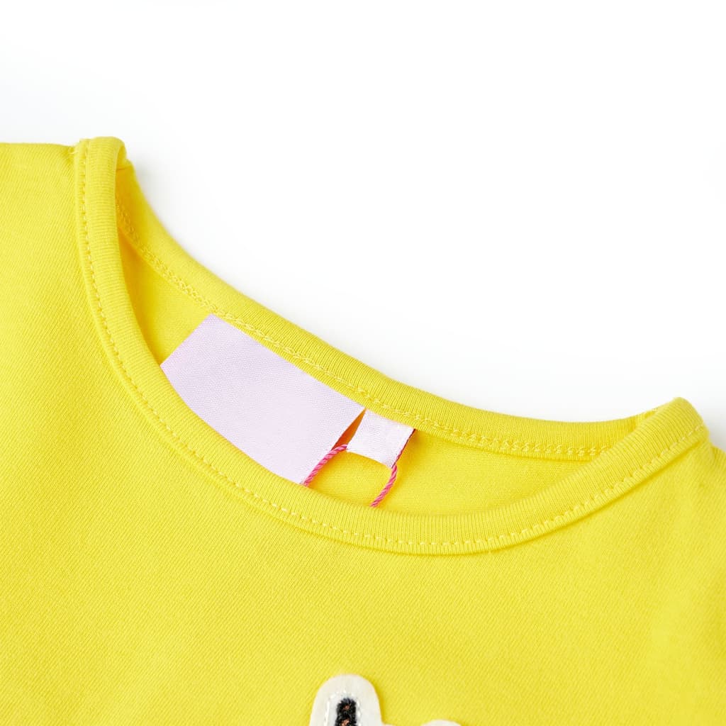 Kids' T-shirt Bright Yellow 116