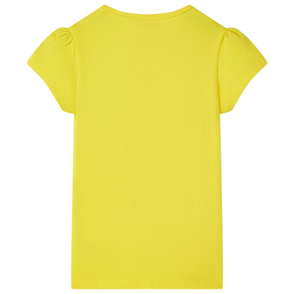 Kids' T-shirt Bright Yellow 140