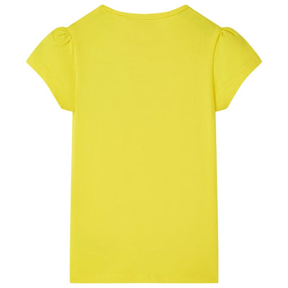 Kids' T-shirt Bright Yellow 140