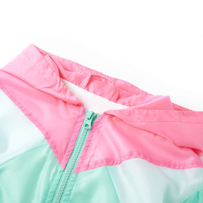 Kids' Hooded Jacket with Zip Multicolour 92