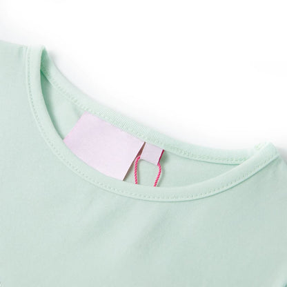 Kids' T-shirt with Cap Sleeves Light Mint 92