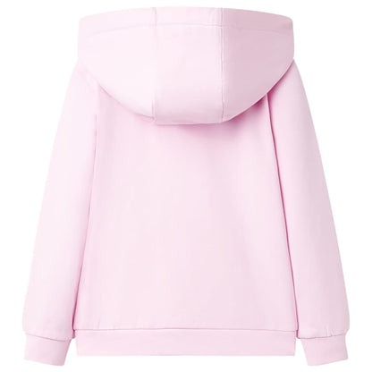 Kids' Hooded Sweatshirt Light Pink 92