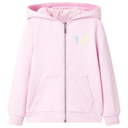 Kids' Hooded Sweatshirt Light Pink 104