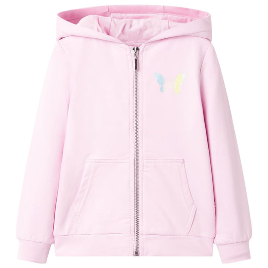 Kids' Hooded Sweatshirt Light Pink 116