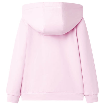 Kids' Hooded Sweatshirt Light Pink 116