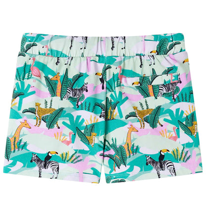 Kids' Shorts with Drawstring Light Mint 92