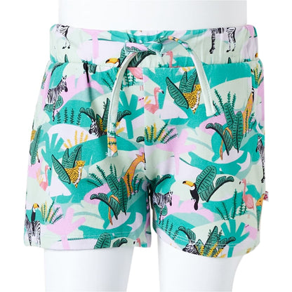 Kids' Shorts with Drawstring Light Mint 92