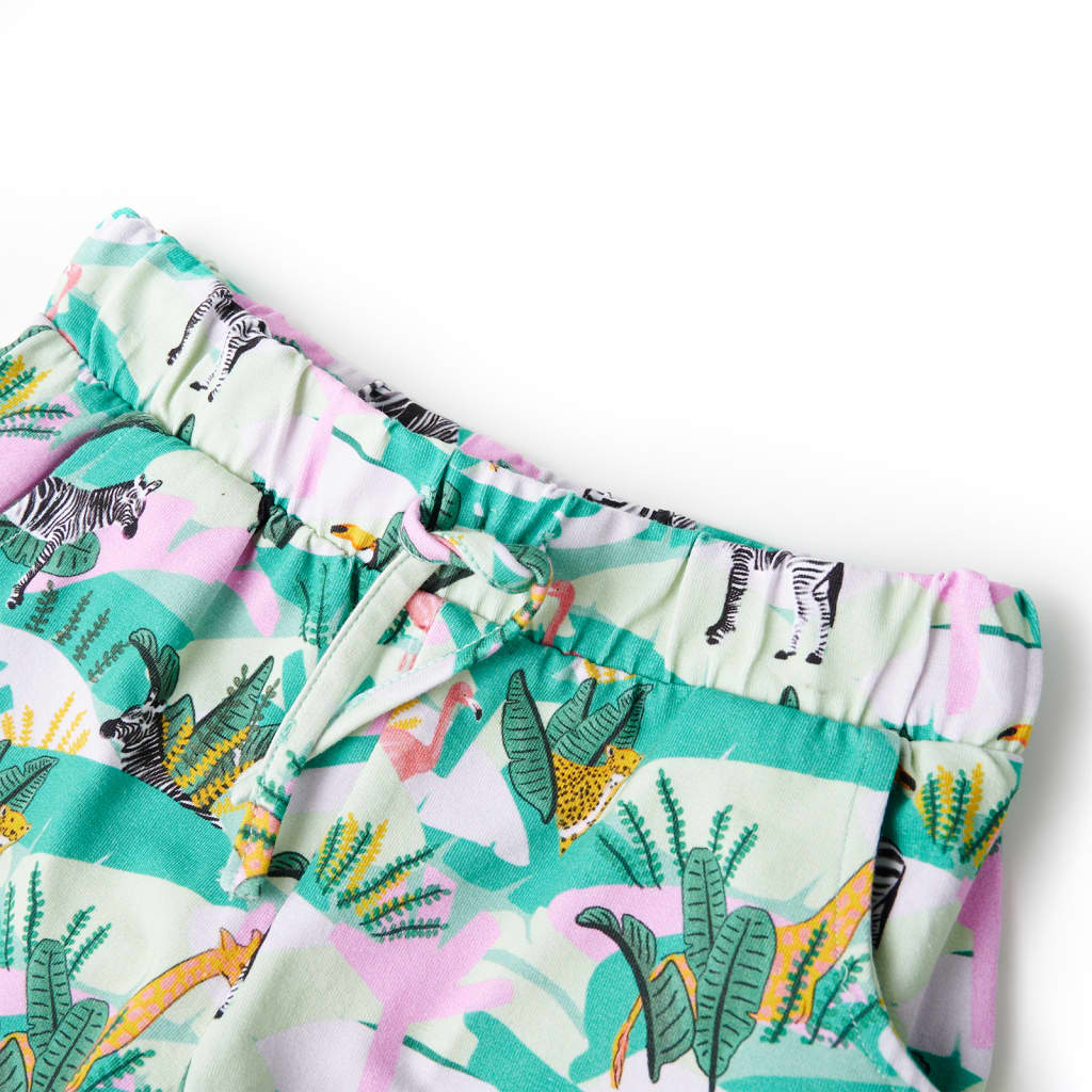 Kids' Shorts with Drawstring Light Mint 104