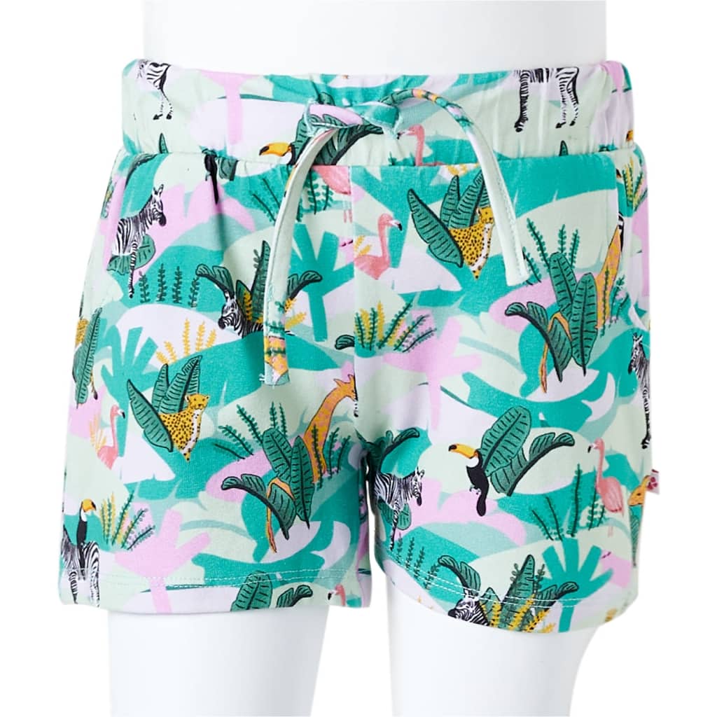 Kids' Shorts with Drawstring Light Mint 104