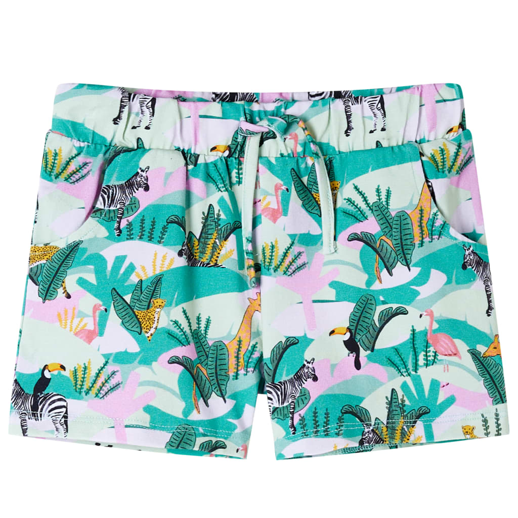 Kids' Shorts with Drawstring Light Mint 116