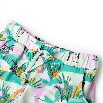 Kids' Shorts with Drawstring Light Mint 128