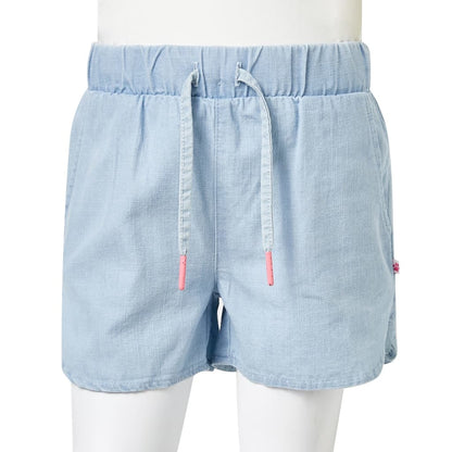 Kids' Shorts Soft Denim Blue 128