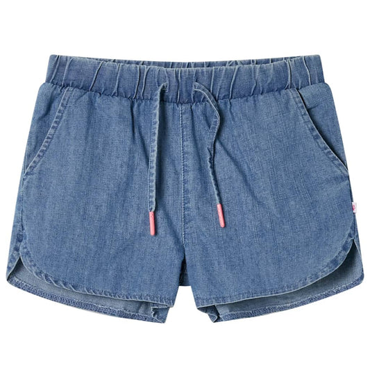 Kids' Shorts Denim Blue 116