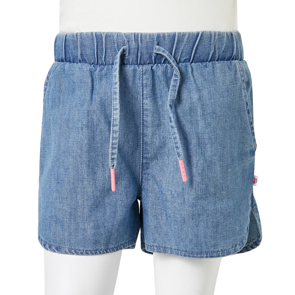 Kids' Shorts Denim Blue 116