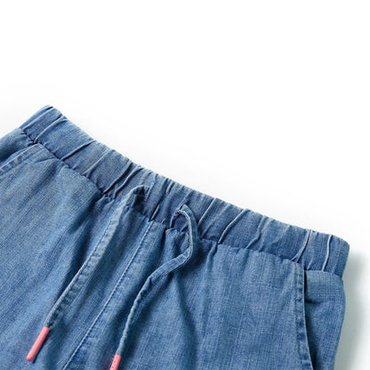 Kids' Shorts Denim Blue 128