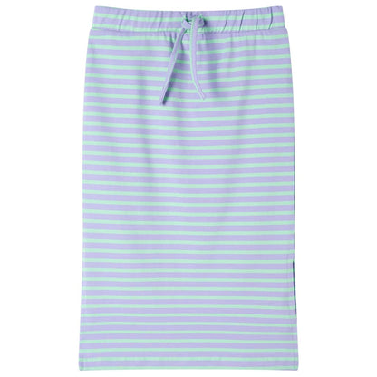 Kids' Straight Skirt with Stripes Bright Mint 92