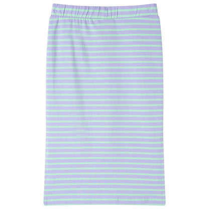 Kids' Straight Skirt with Stripes Bright Mint 92