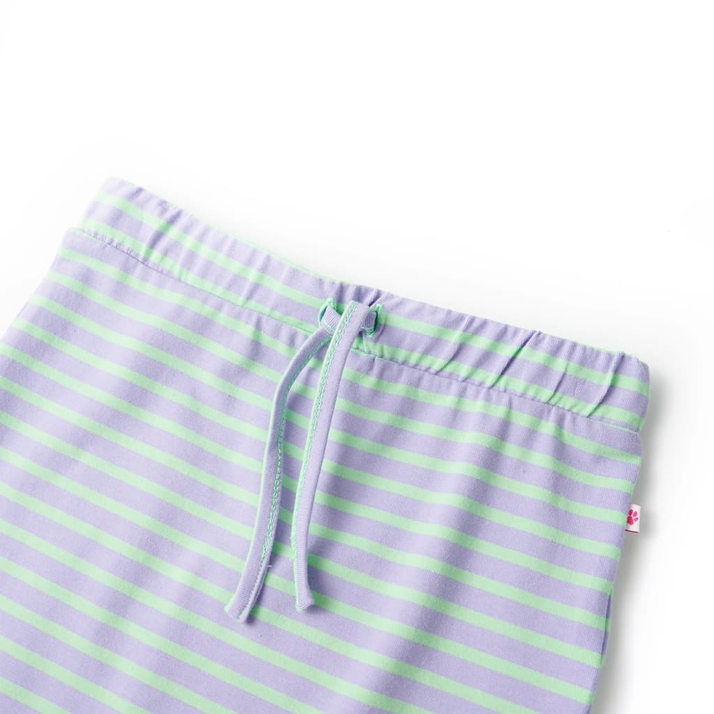 Kids' Straight Skirt with Stripes Bright Mint 92