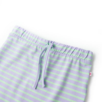 Kids' Straight Skirt with Stripes Bright Mint 104