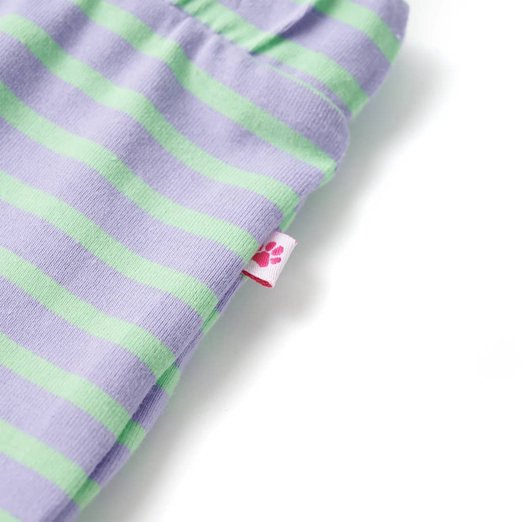 Kids' Straight Skirt with Stripes Bright Mint 116