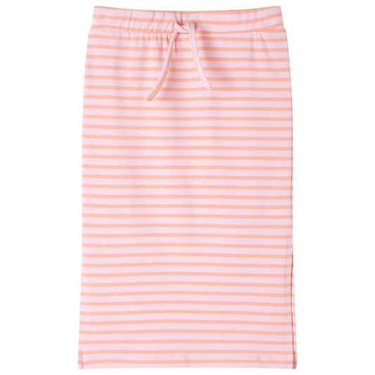 Kids' Straight Skirt with Stripes Pink 92