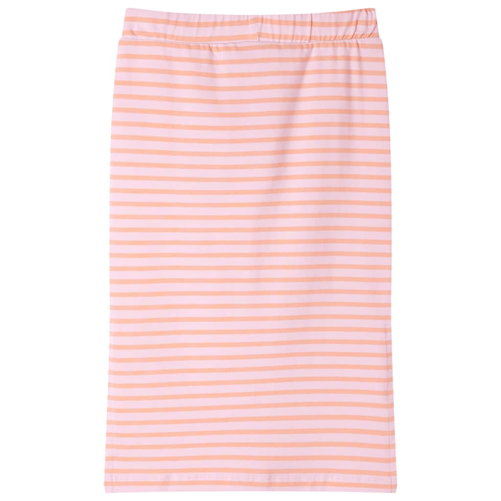 Kids' Straight Skirt with Stripes Pink 92