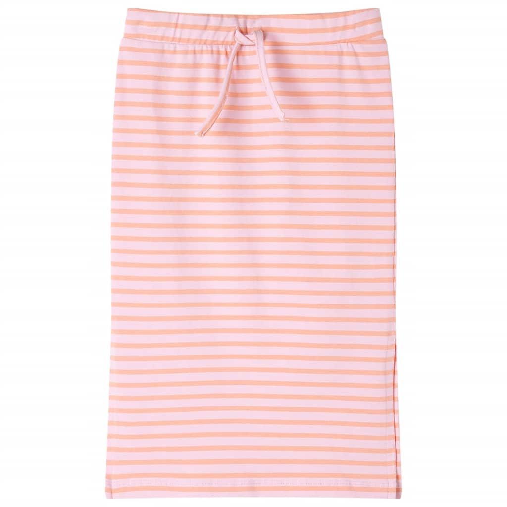 Kids' Straight Skirt with Stripes Pink 104