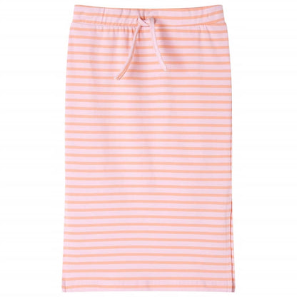 Kids' Straight Skirt with Stripes Pink 104