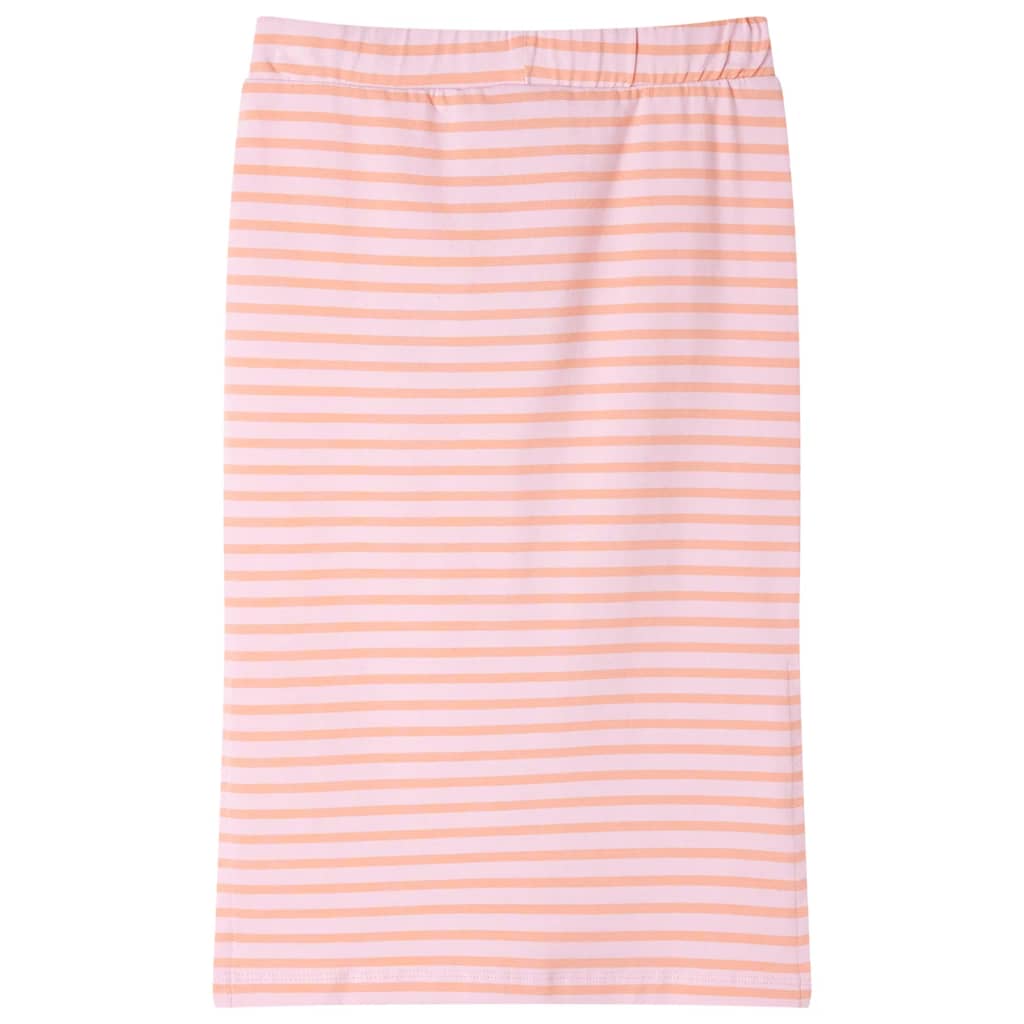 Kids' Straight Skirt with Stripes Pink 104