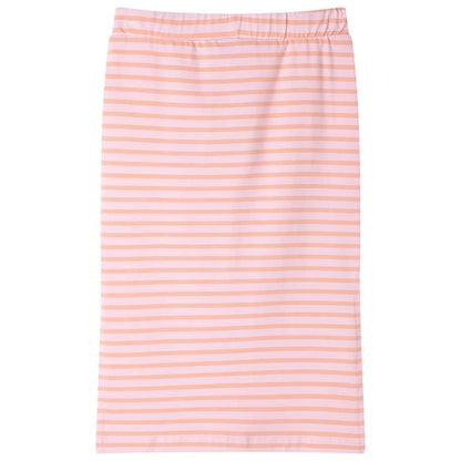 Kids' Straight Skirt with Stripes Pink 104