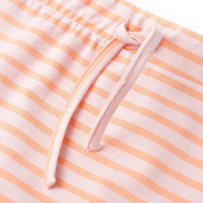 Kids' Straight Skirt with Stripes Pink 128