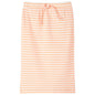 Kids' Straight Skirt with Stripes Fluorescent Orange 104