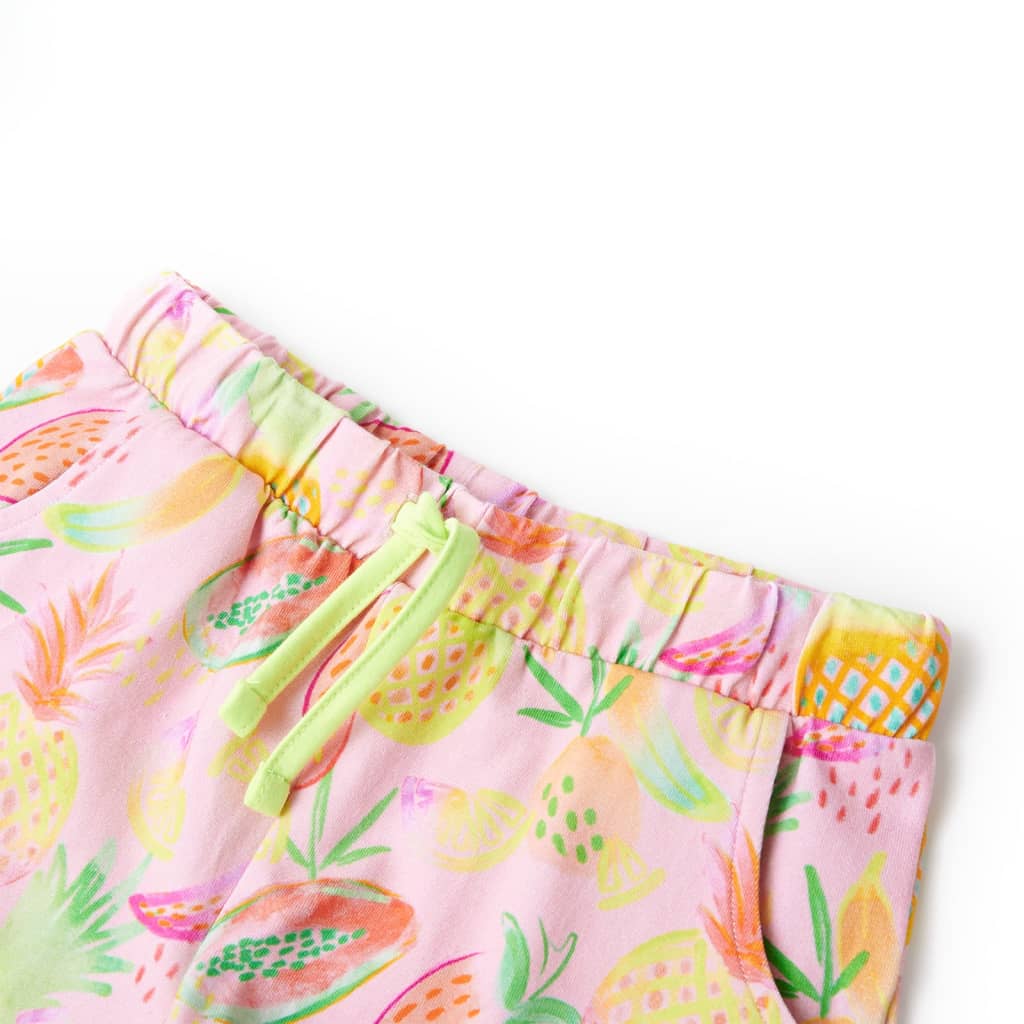 Kids' Shorts with Drawstring Soft Pink 92