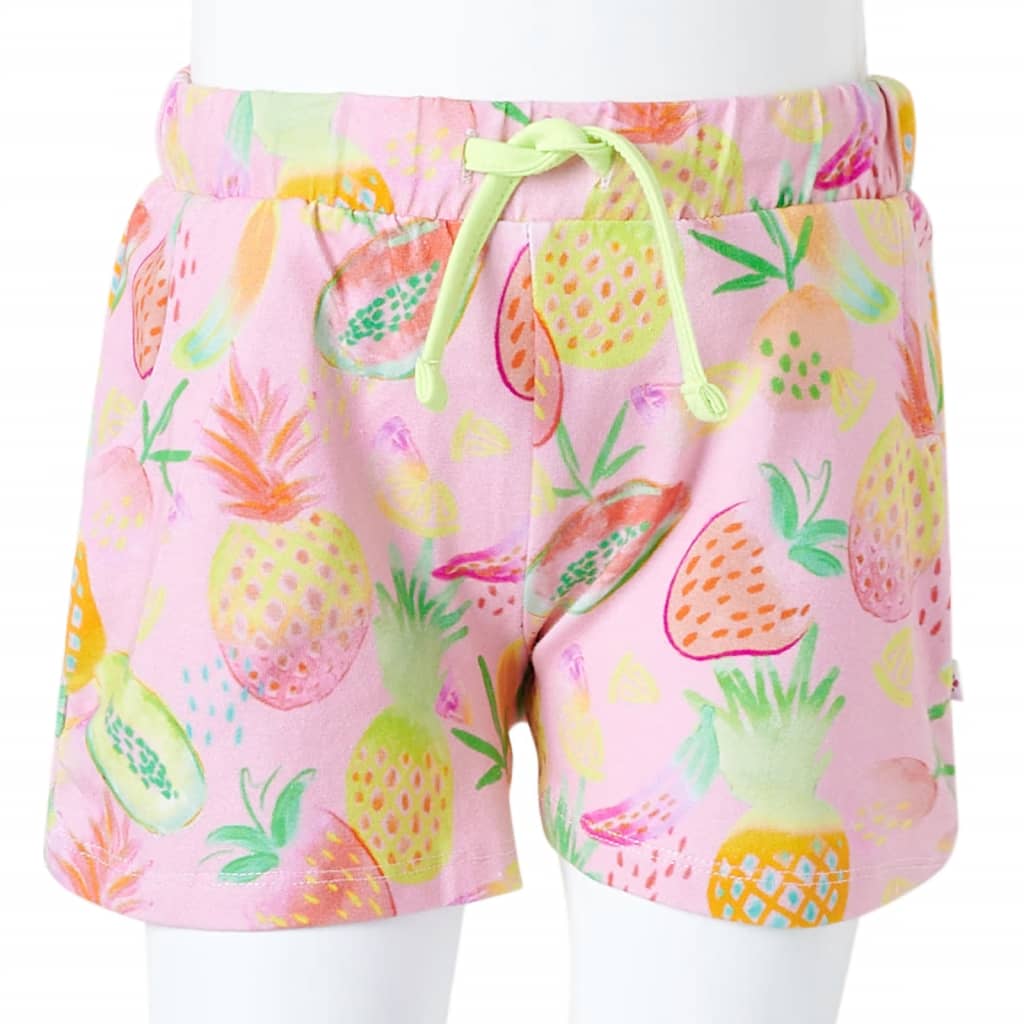 Kids' Shorts with Drawstring Soft Pink 92