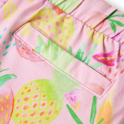 Kids' Shorts with Drawstring Soft Pink 104