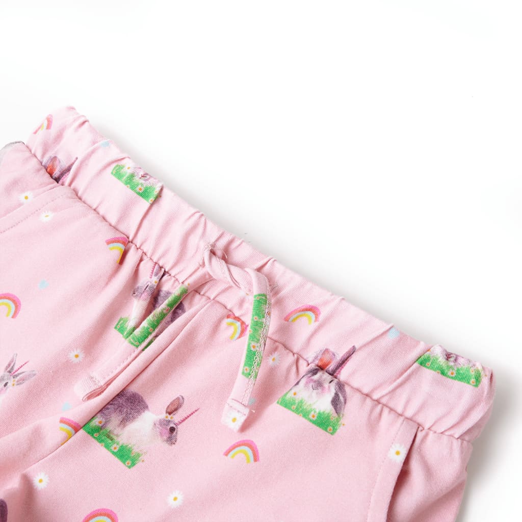 Kids' Shorts with Drawstring Light Pink 92